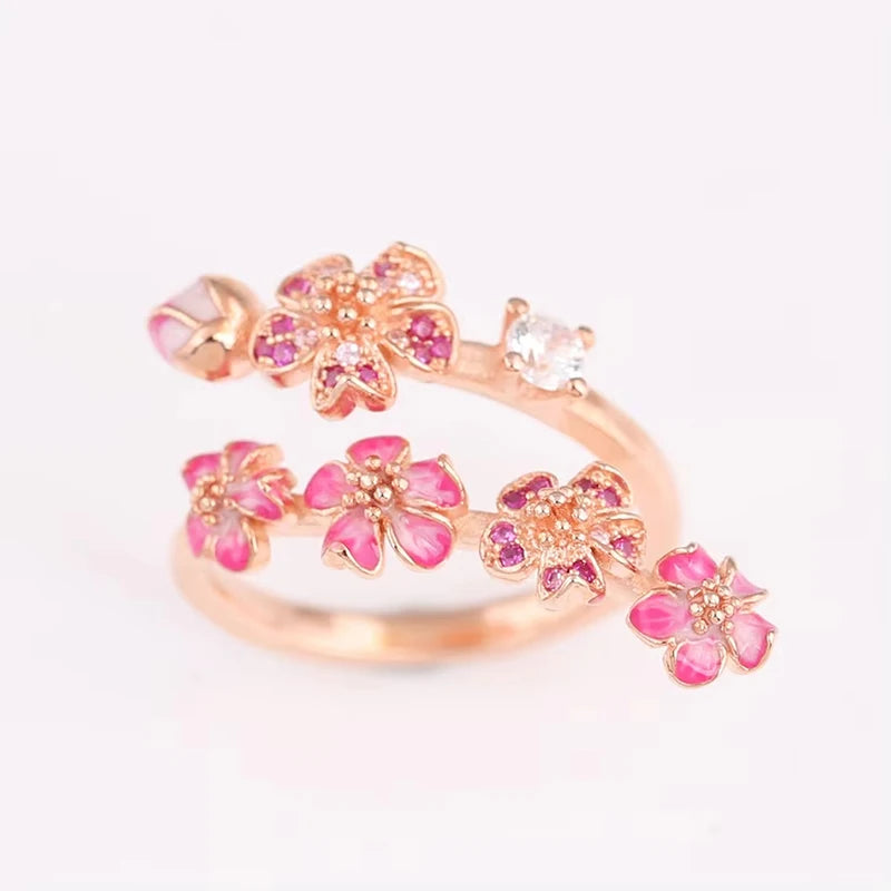 Rose Gold Blossom Ring