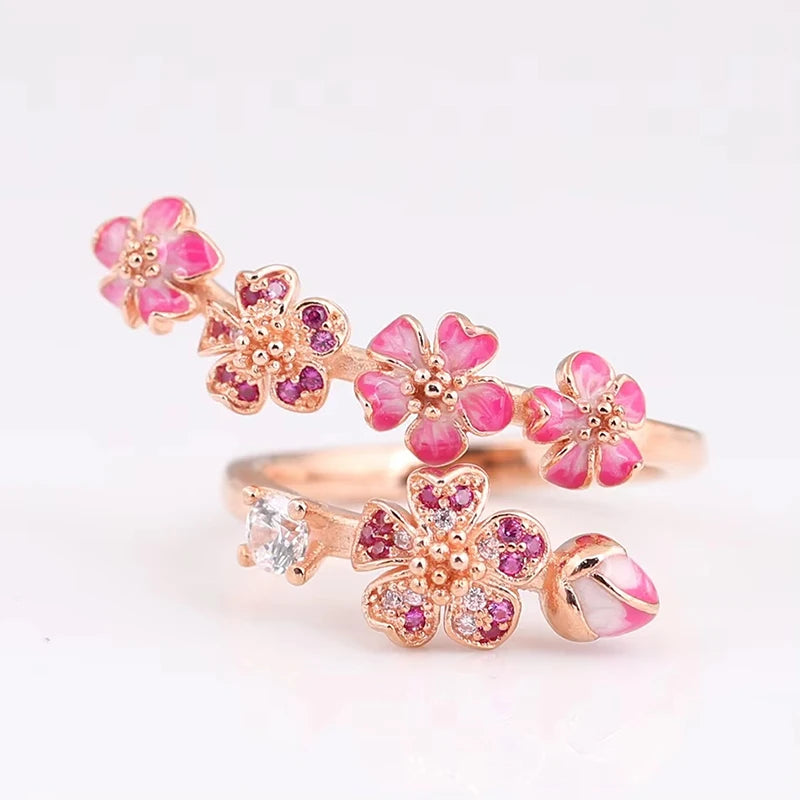 Rose Gold Blossom Ring