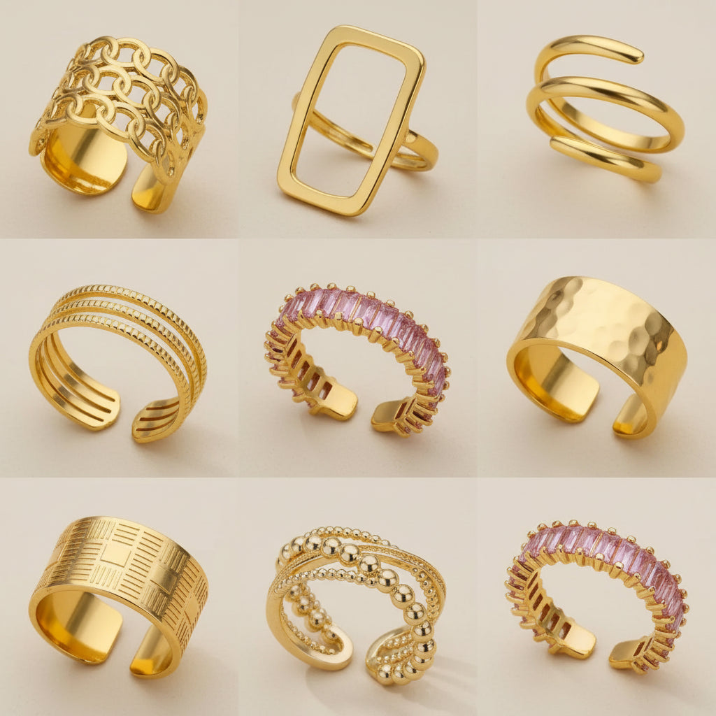 Irregular Cocktail Rings