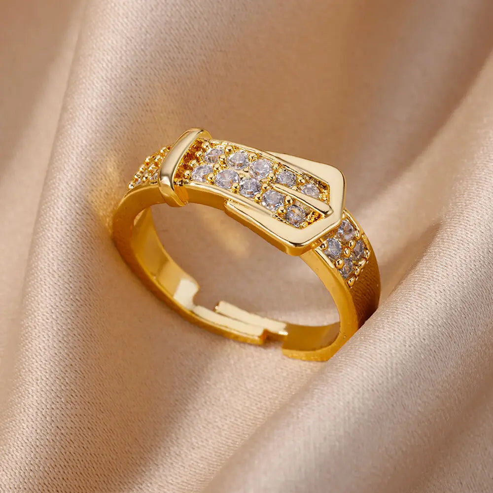 Gold Chain Rings