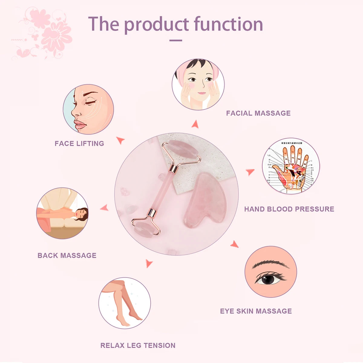Rose Quartz Gua Sha