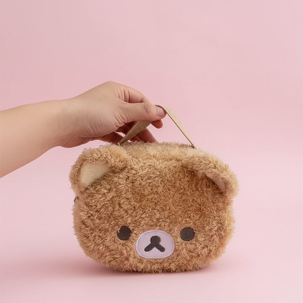 Plush Bear Cosmetic Bag