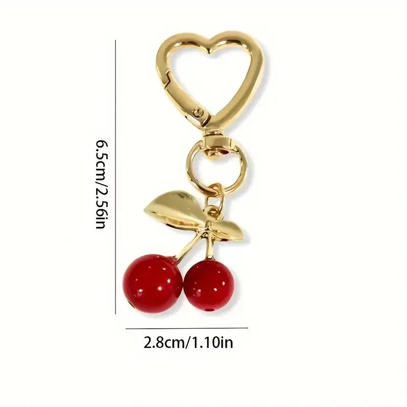 I Heart Cherries Bag Charm