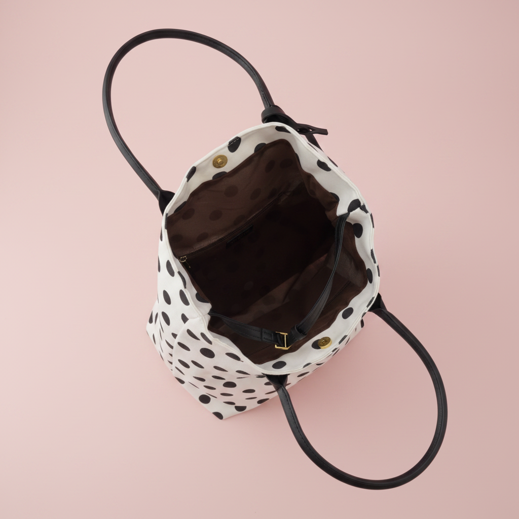 Polka Dot Tote Bag