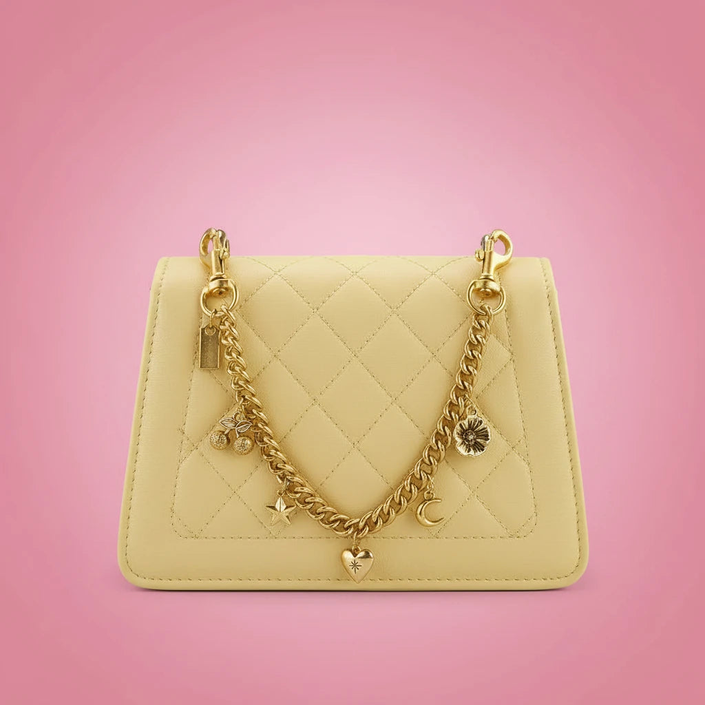 Gold Chain Bag Accessory